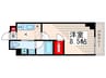 コンフォリア東葛西 1Kの間取り
