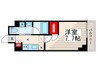 コンフォリア東葛西 1Kの間取り