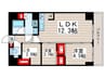 コンフォリア東葛西 2LDK+Sの間取り