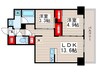 コンフォリア東葛西 2LDKの間取り
