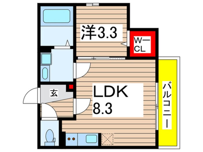 間取図 メゾン・リシュエ