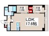 アルファコート一之江 2LDKの間取り
