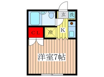 間取図 サザンハイツＢ棟