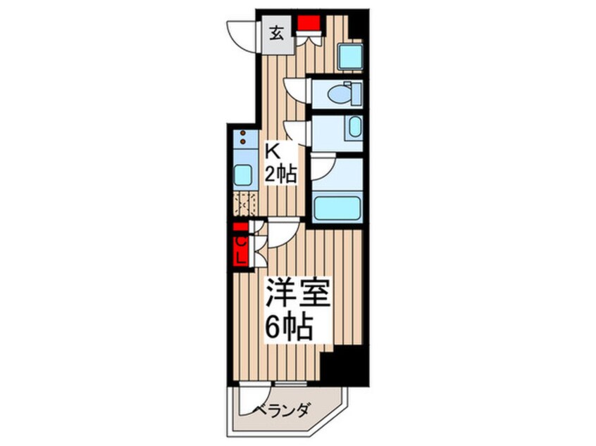 間取図 コンフォリア・リヴ千住