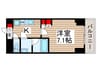 コンフォリア・リヴ千住 1Kの間取り