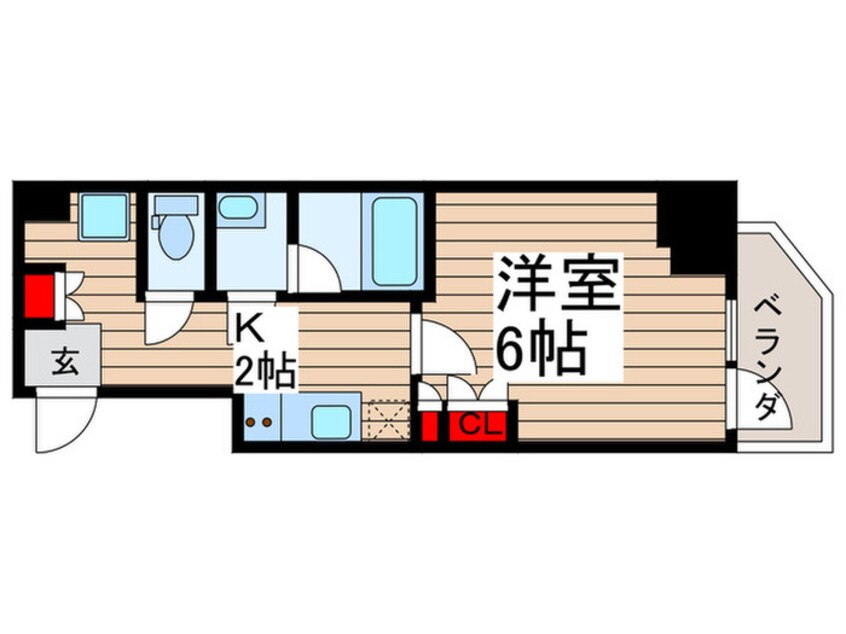 間取図 コンフォリア・リヴ千住