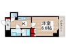 コンフォリア・リヴ千住 1Kの間取り