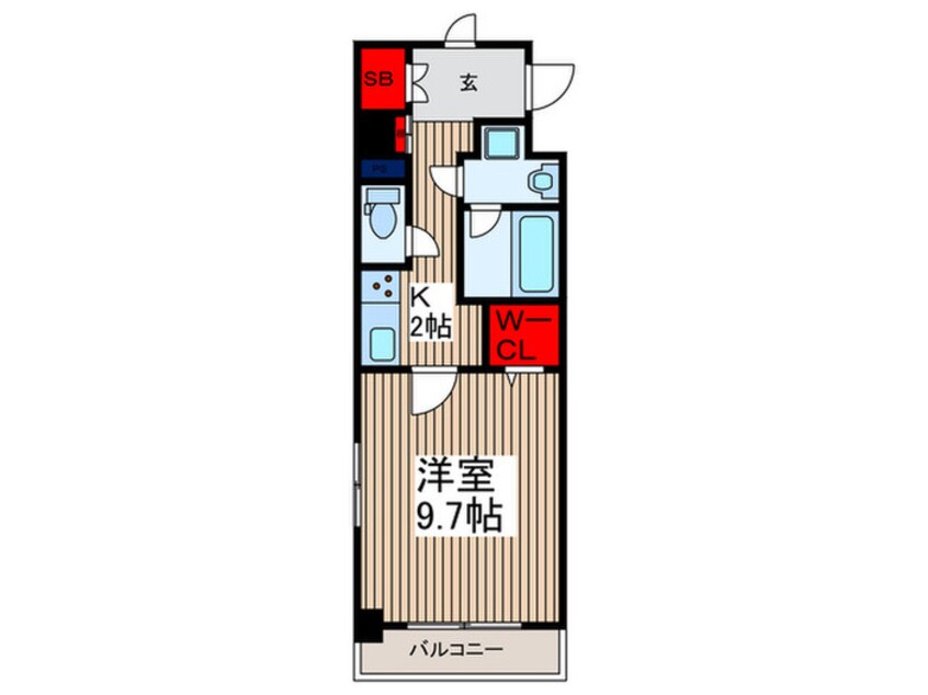 間取図 Ｃｉｅｌｏ　ａｚｕｌ