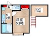 クレオパトラ新所沢松葉町 1Kの間取り