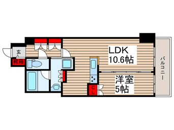 間取図 ｴｸｾﾚﾝﾄｼﾃｨ竹ノ塚駅前（２０３）