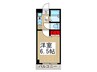 東和マンション 1Kの間取り