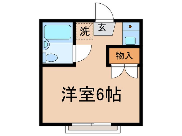 間取り図 グリーンハイツ喜多見