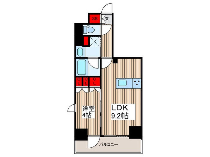 間取り図 クリオラべルヴィ元浅草