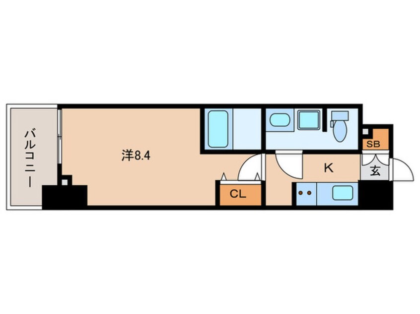 間取図 KDXレジデンス本蓮沼