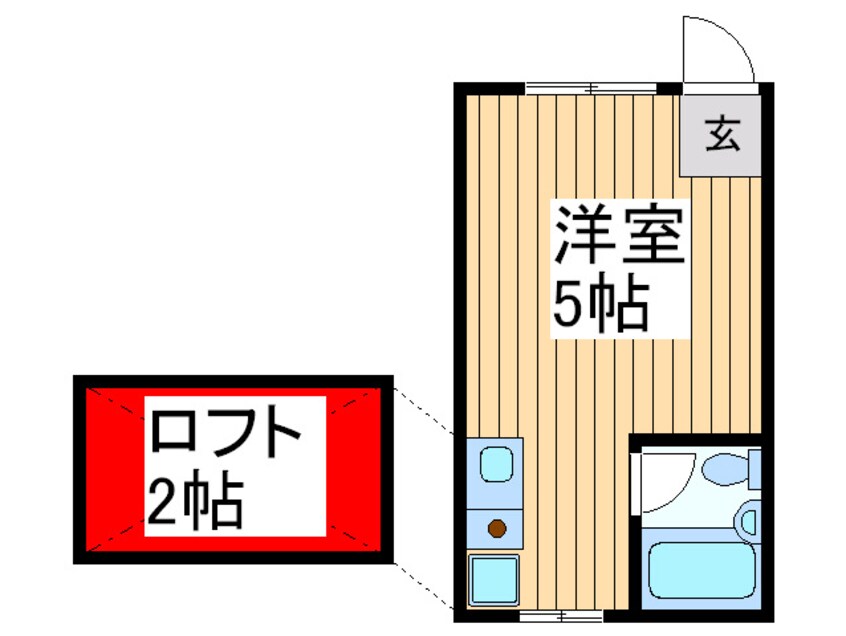 間取図 アリス鶴ケ島第一