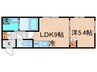 ラヴィエール清澄ガーデンテラス 1LDKの間取り
