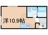 ラヴィエール清澄ガーデンテラス 1Rの間取り