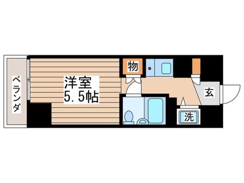 間取図 エルニド久米川