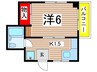イズミコーポ 1Kの間取り
