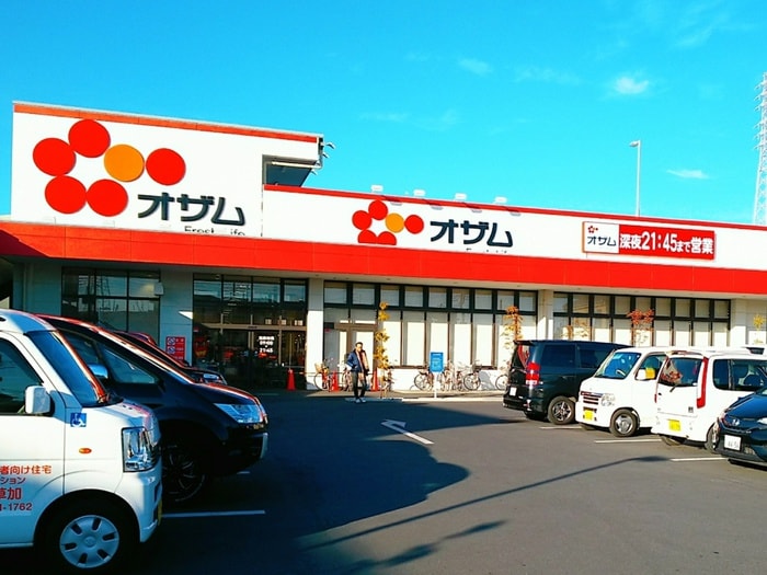 オザム(スーパー)まで650m リーブルファイン両新田西町