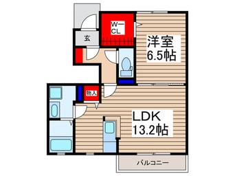 間取図 コンフォ－トグレイスＡ
