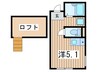 プライムテラス登戸A棟 1Rの間取り