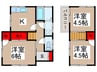 男衾Ｓ邸 3Kの間取り