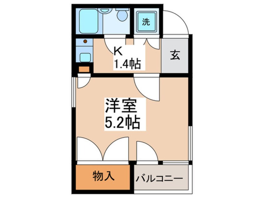 間取図 コパーズアプト宮前平
