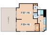 エスポワ－ル(408) 2Kの間取り