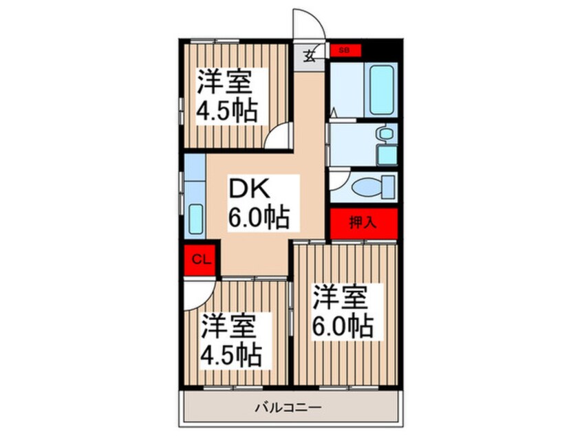 間取図 マンション陽光