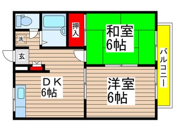 間取図 エステートピアオリエント３
