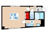 レジデント・シティ－ 1Kの間取り