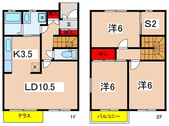 間取図 ファーストタウンA棟