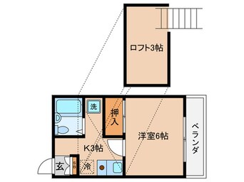 間取図 ハイツ香南