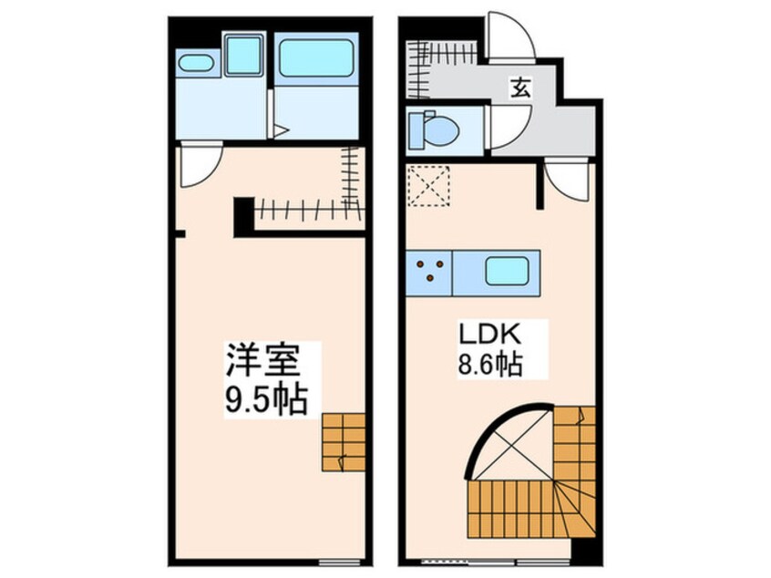 間取図 LEGALAND四谷ANNEX