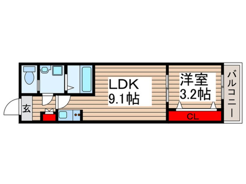 間取図 AJ北松戸００３
