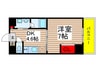 ケフィーズ・クニミ 1DKの間取り