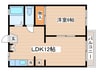 サンコ－ト　Ａ 1LDKの間取り