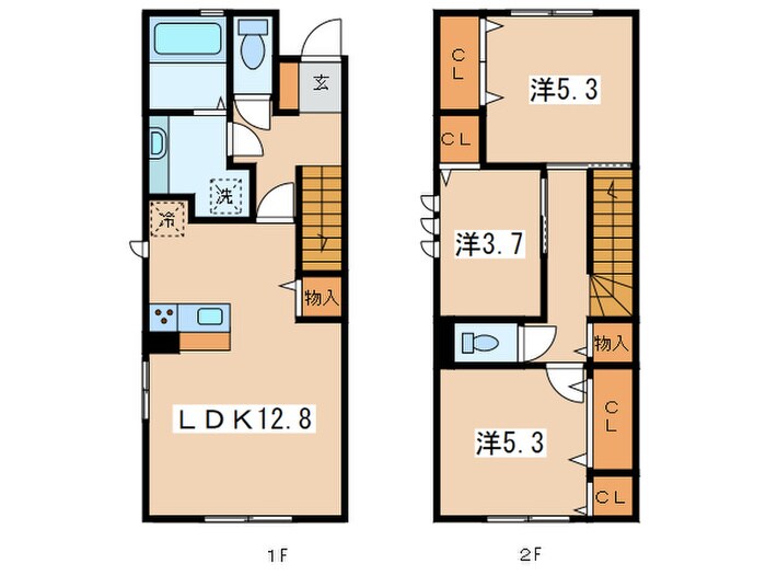 間取り図 鎌倉高野テラスハウス