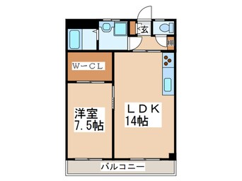 間取図 千草台谷本マンション