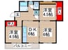 小金原住宅第7-1-3号棟(505) 3DKの間取り