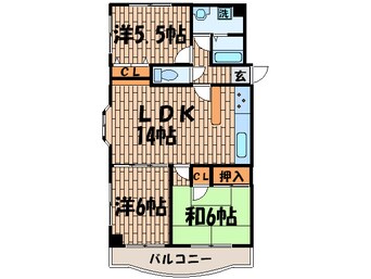 間取図 パオネヴィットレ