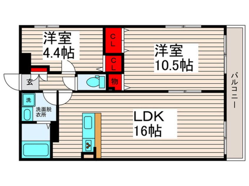 間取図 リブリ・SHISUI　１