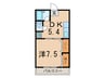 サンハニー駒沢 1DKの間取り