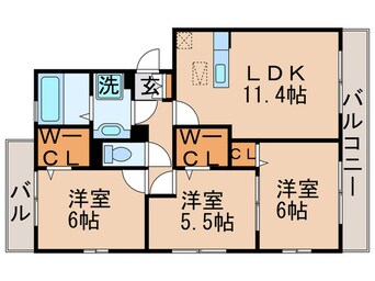 間取図 リドアイカＡ棟