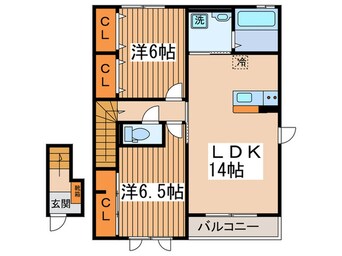 間取図 グランレーヴA