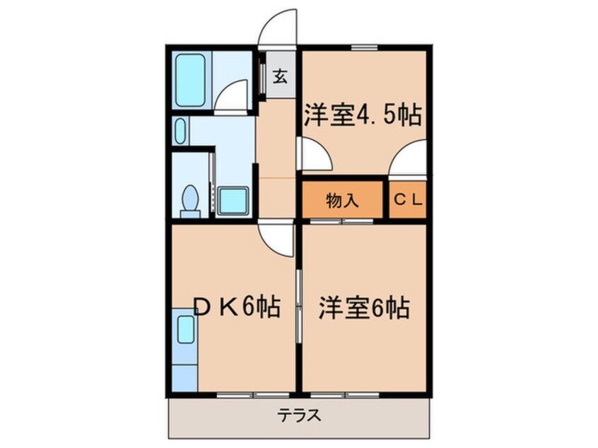 間取図 フリーデンハイム