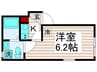 ＨＫＨ西新井 1Kの間取り