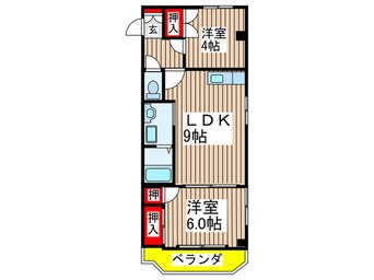 間取図 グラン本中山