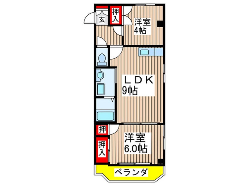 間取図 グラン本中山